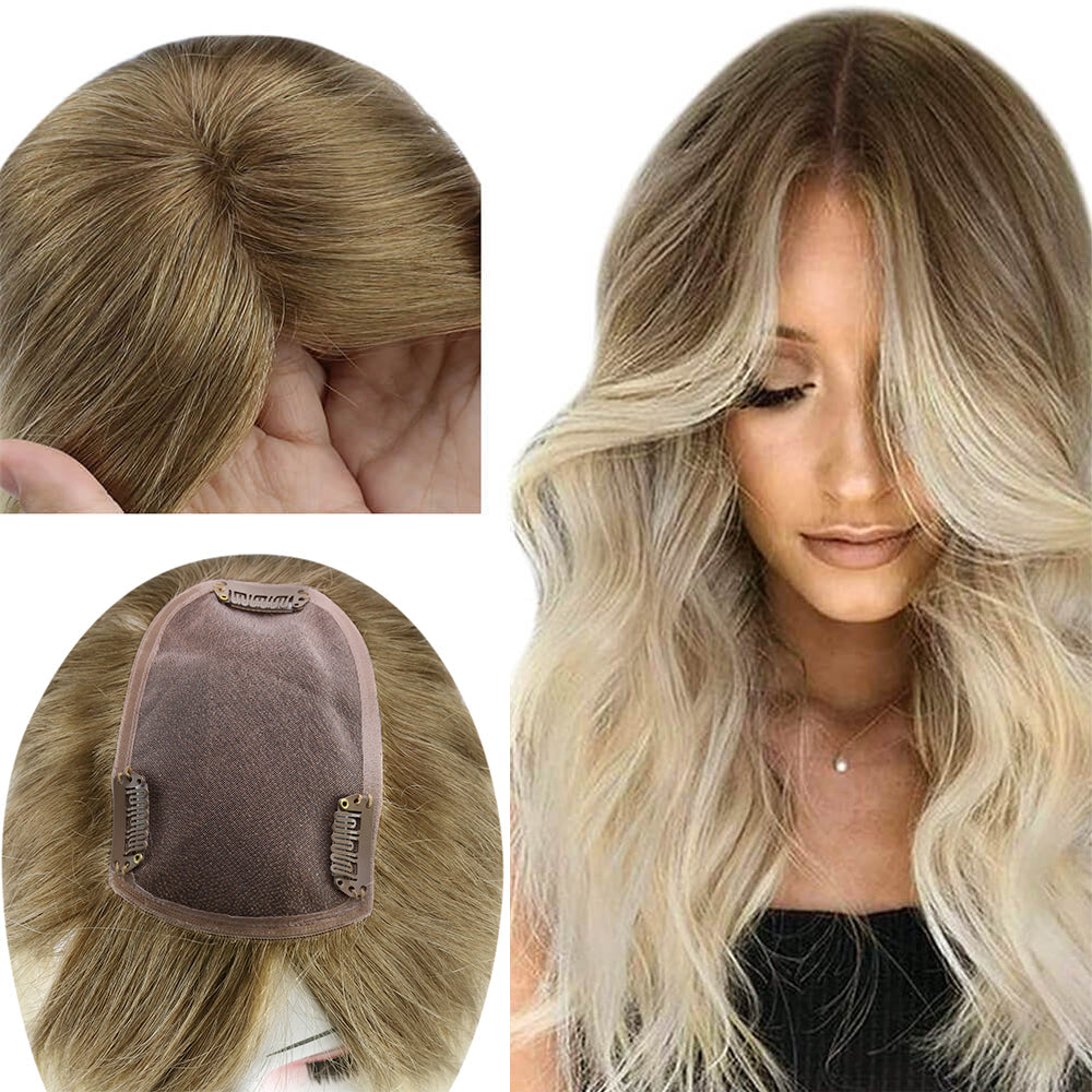 Full Shine Lace Wig Toppers 3*5 Inch Lace Base Hairpiece For Women #10/613