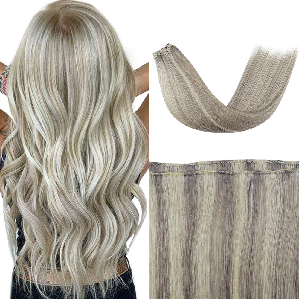Full Shine Virgin Weft Brazilian 100% Human Hair Sew In Bundles (#P19/60)