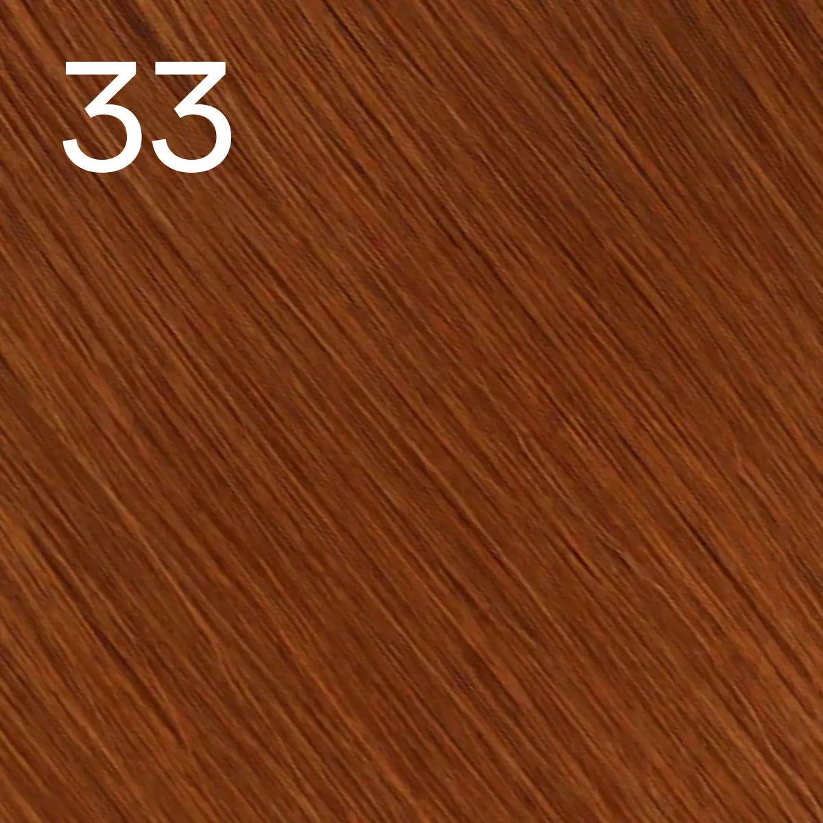 [Pre Order] Virgin XO Invisible Weft with PU Hole Hair Extensions Copper Red #33