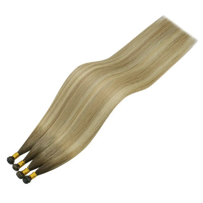 Virgin Genius Weft Hair Extensions Ombre Blonde #2/18/22
