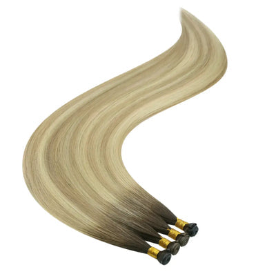Virgin Genius Weft Hair Extensions Ombre Blonde #2/18/22