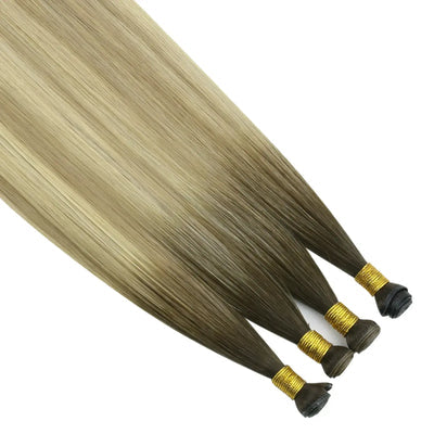 Virgin Genius Weft Hair Extensions Ombre Blonde #2/18/22