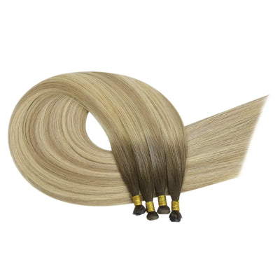 Virgin Genius Weft Hair Extensions Ombre Blonde #2/18/22
