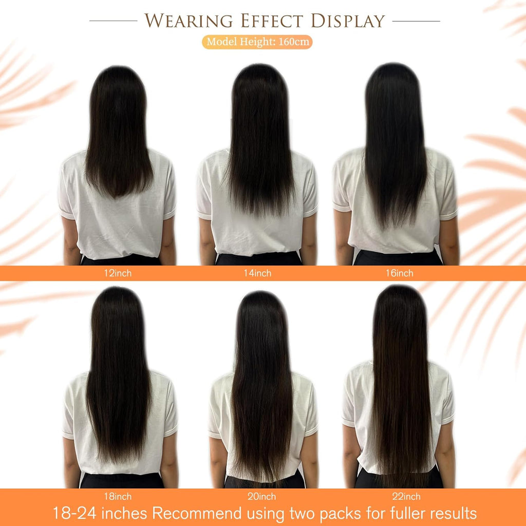 [Pre Order] Full Shine Clip in Extensions 100% Remy Human Hair 7 Pieces Balayage Highlights (#10/16/16)