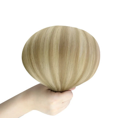 Virgin Genius Weft Hair Extensions Ombre Blonde #2/18/22