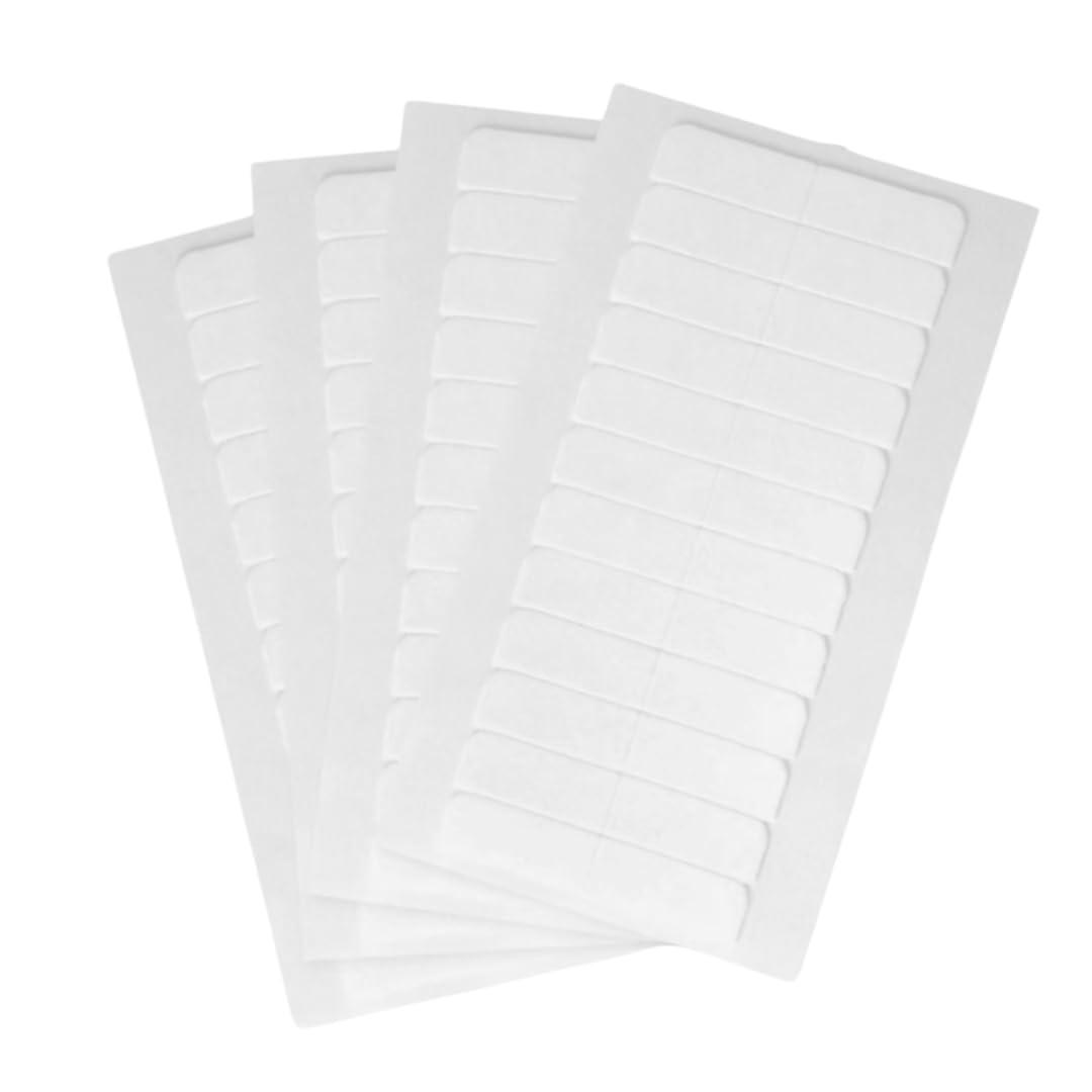 5 Pieces Hair Extension Tape Tabs, Double Sided Tape for Hair Extensions, Replacement Tape for Tape in Hair Extensions, Hair Toupees, Hair Pieces (4cm x 0.8cm) 