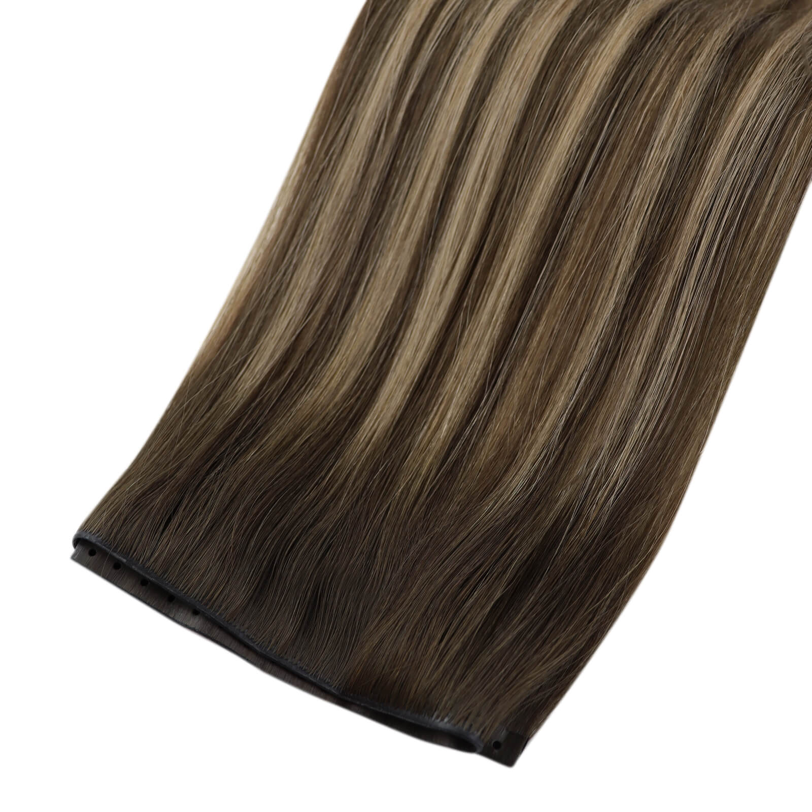 Fullshine Balayage Brown and Blonde Highlights, 20 Inches, Real Human Hair, Seamless Weft, Rich Brown Balayage with Blonde Highlights, Smooth and Silky, Lightweight, Non-Shedding, Full Volume, Healthy Hair, Soft Texture, Natural Movement, Tangle-Free, Long-Lasting Shine, Easy to Style, Comfortable Fit