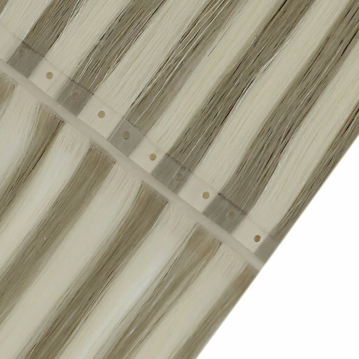 [Pre Order] Virgin XO Invisible Weft with PU Hole Hair Extensions Blonde Highlights #P8/60