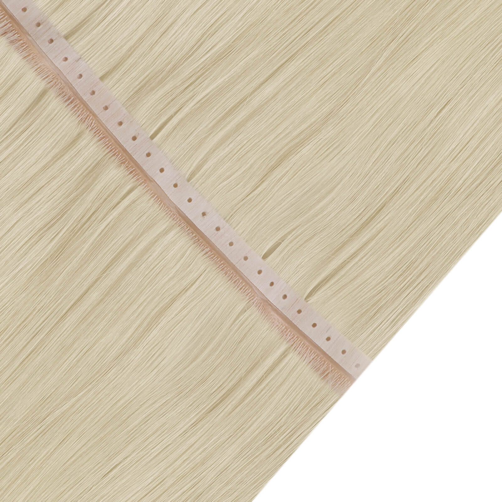 Fullshine Platinum Blonde Virgin Hair Weft Extensions, 18 Inches, 100% Real Human Hair, Seamless Weft, Lustrous Platinum Blonde, Silky Soft Texture, Non-Shedding, Natural-Looking, Tangle-Free, Full Volume, Lightweight, Long-lasting, Easy to Style, Healthy Hair, Soft Finish, Comfortable Wear