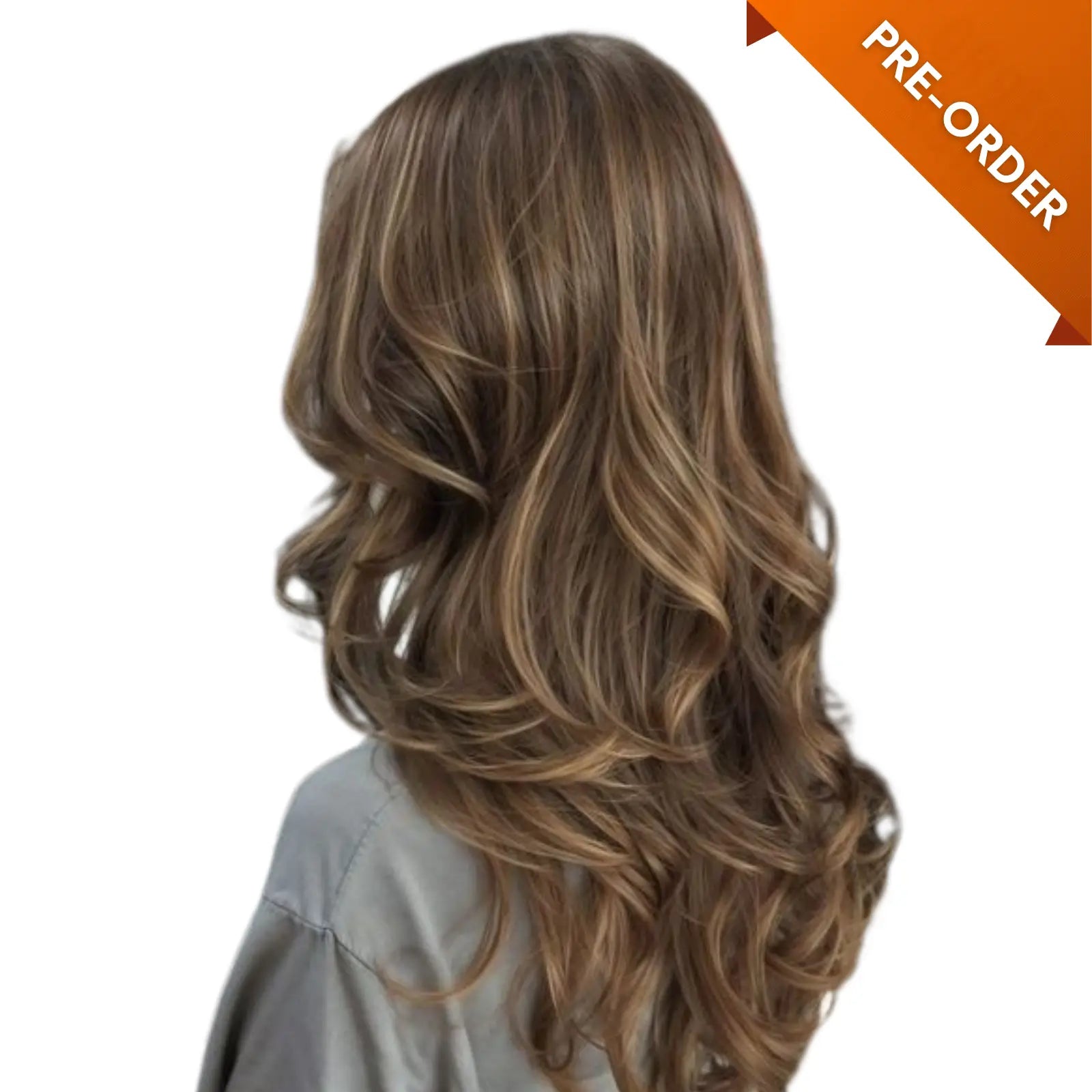 [Pre Order] Virgin XO Invisible Weft with PU Hole Hair Extensions Brown Balayage #DU