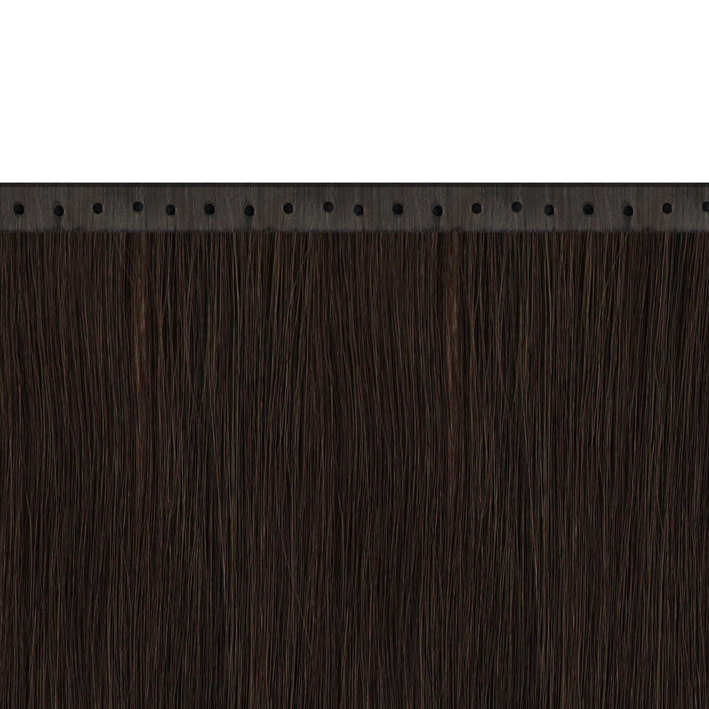 Invisible Weft Fullshine Virgin Hair Extensions, Dark Brown Color, 22 Inches, Real Human Hair, Smooth, Natural Look, High-Quality Extensions, Comfortable Fit, Long-lasting, Non-Tangling, Tangle-Free, Soft and Silky, Healthy Hair, Full Volume, Easy Installation, Non-Shedding