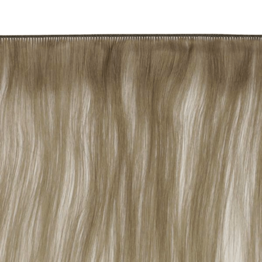 Balayage Blonde Full Shine Hand Tied Weft Hair Extensions 100% Virgin Human hair extensions Full Shine Hand Tied Weft Hair Extensions 100% Virgin Human Balayage Blonde human hair h