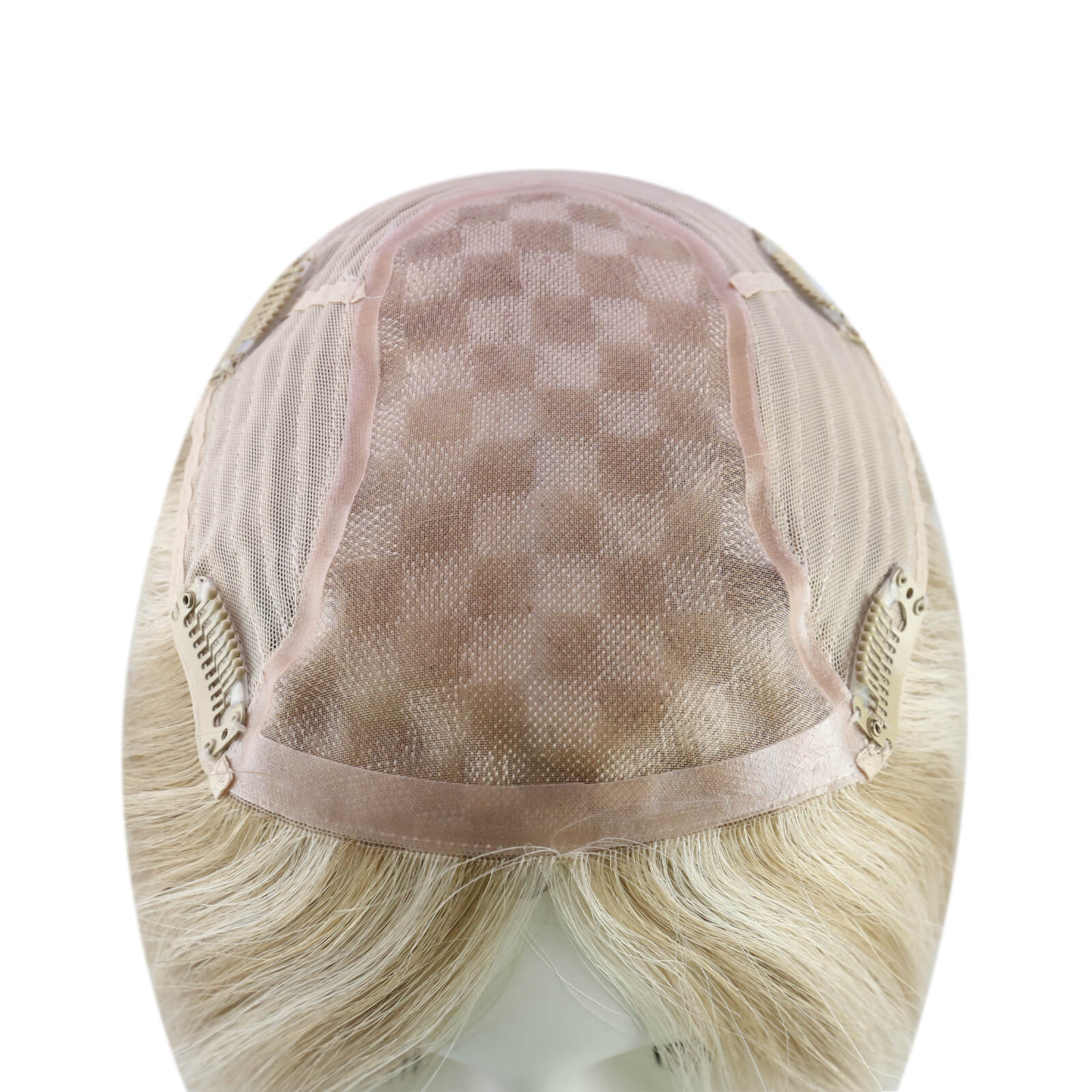 100% Human Hair Extensions combined with a large base 6x7 inch topper, providing full coverage and a flawless blend for a stunning hairstyle.