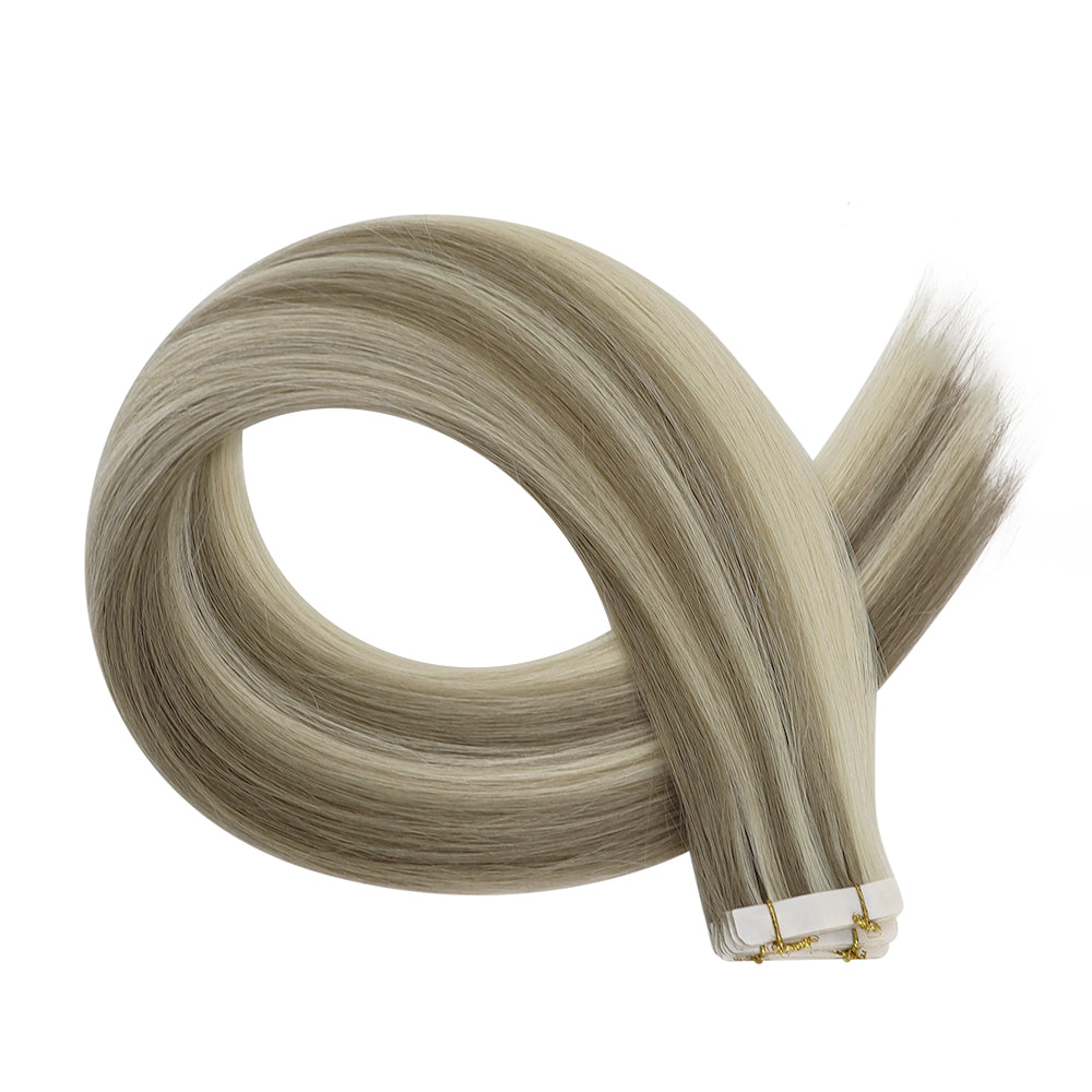 invisible tape in extensions for hair loss