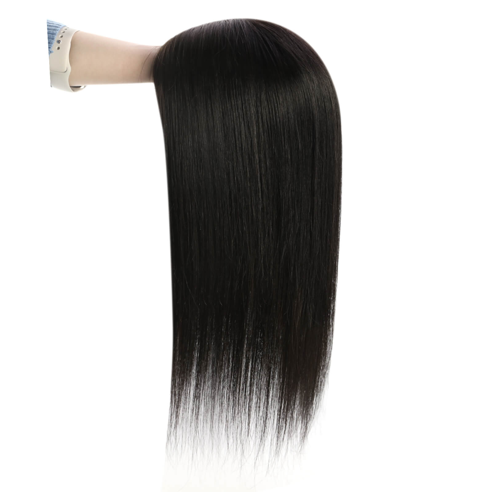 Mono Base Hair Topper with a large 6x7 inch base, ensuring long-lasting wear and a realistic scalp appearance that blends effortlessly with your own hair.