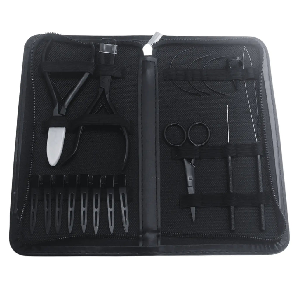Professional Hair Extension Tool Kit – 17 Pieces