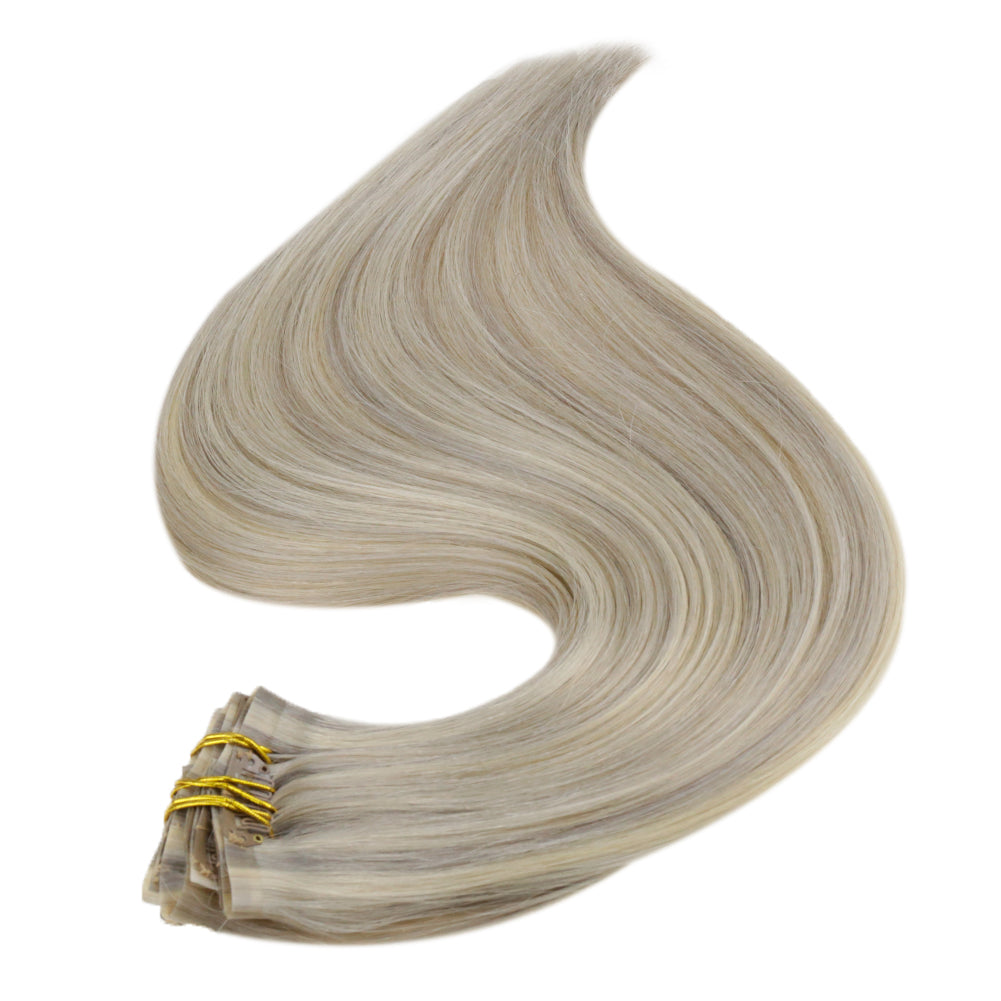 remy hair clip ins