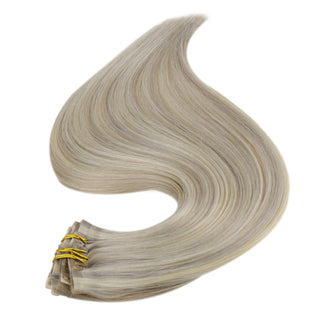 remy hair clip ins