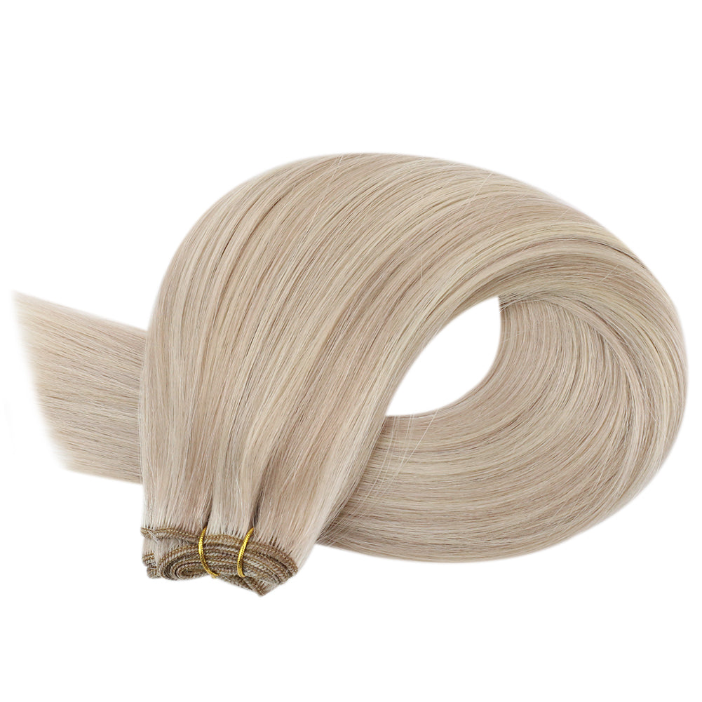 hair extensions brown with blonde highlights
