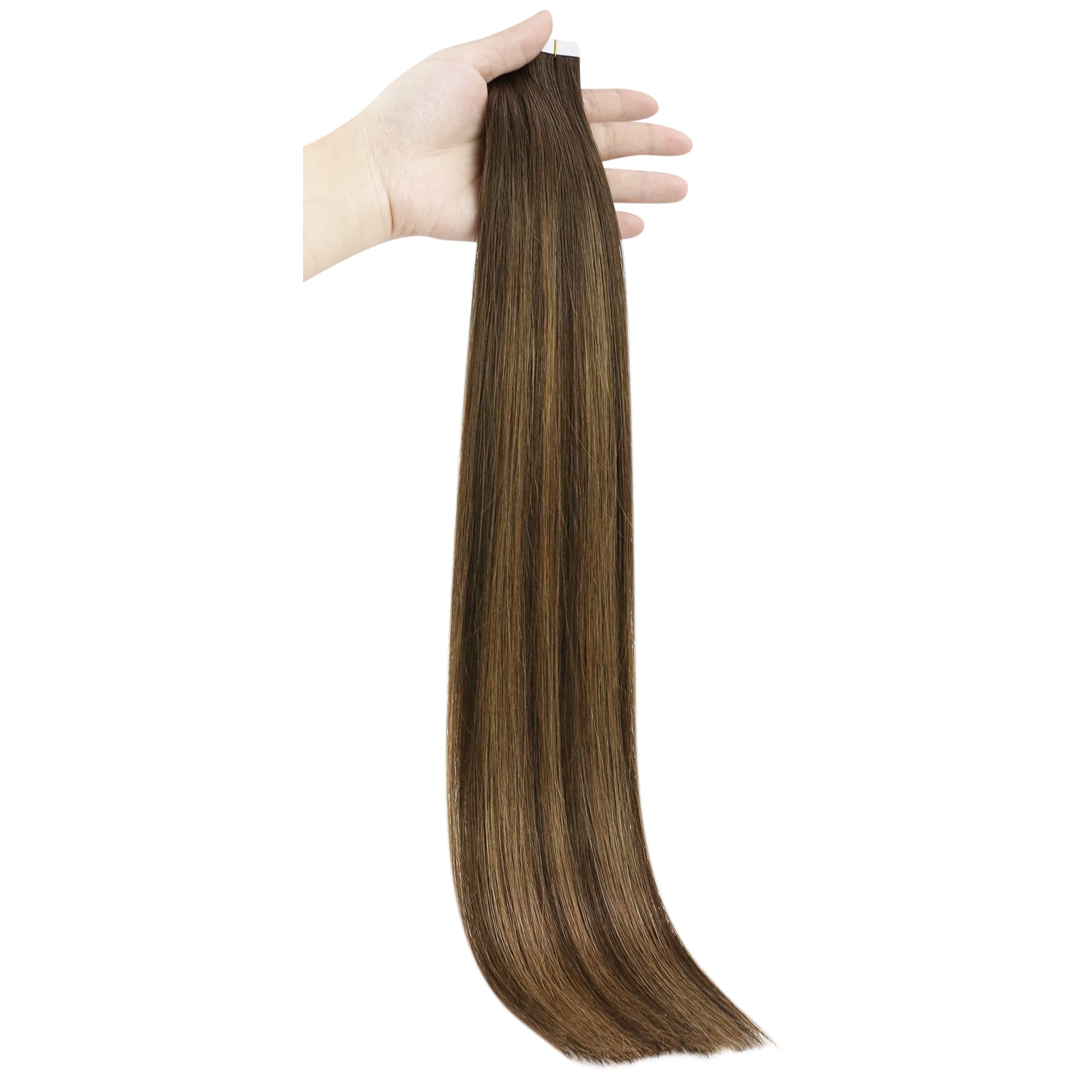 Full Shine Tape in Hair Extensions 100% Virgin Human Hair Balayage (#DU)