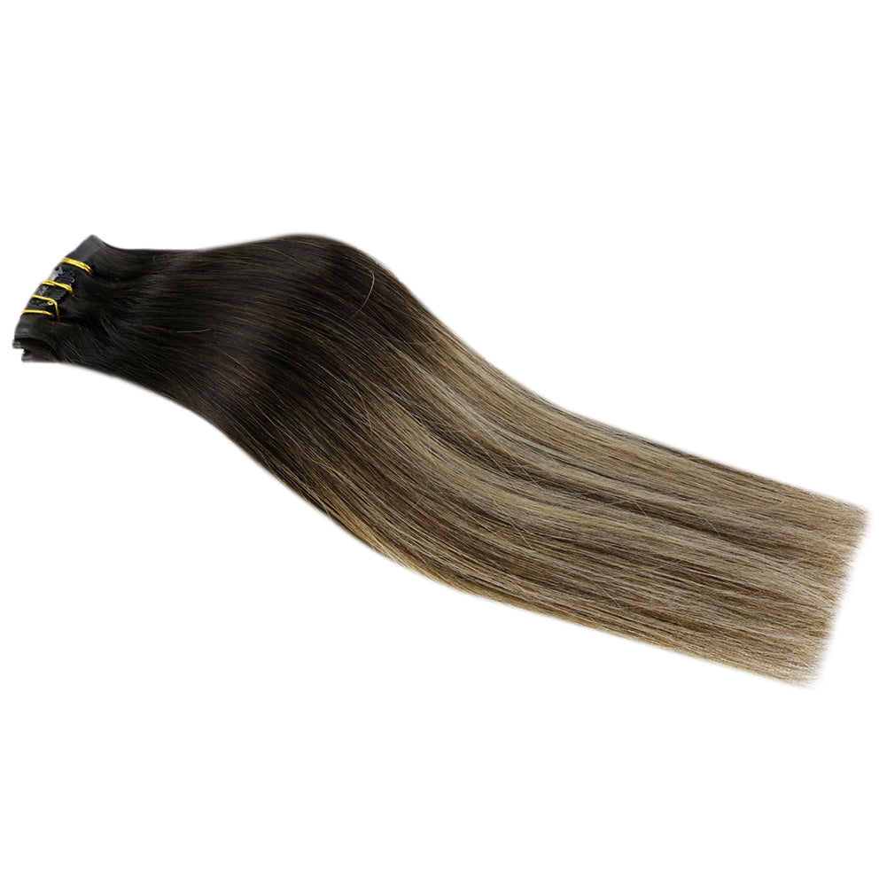 remy extensions clip bundles in human hair