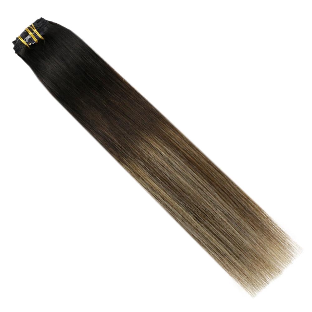 clip in remy hair extensions balayage