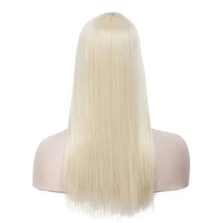 Full Shine Lace Wig Toppers 3*5 Inch Lace Base Hairpiece For Women Pure Color #60 Blonde