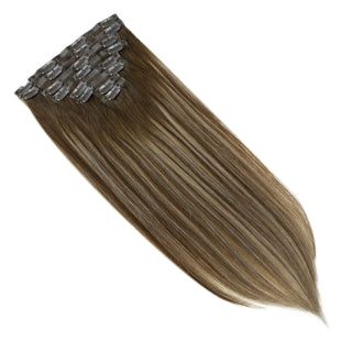 seamless remy human hair extensions clip in