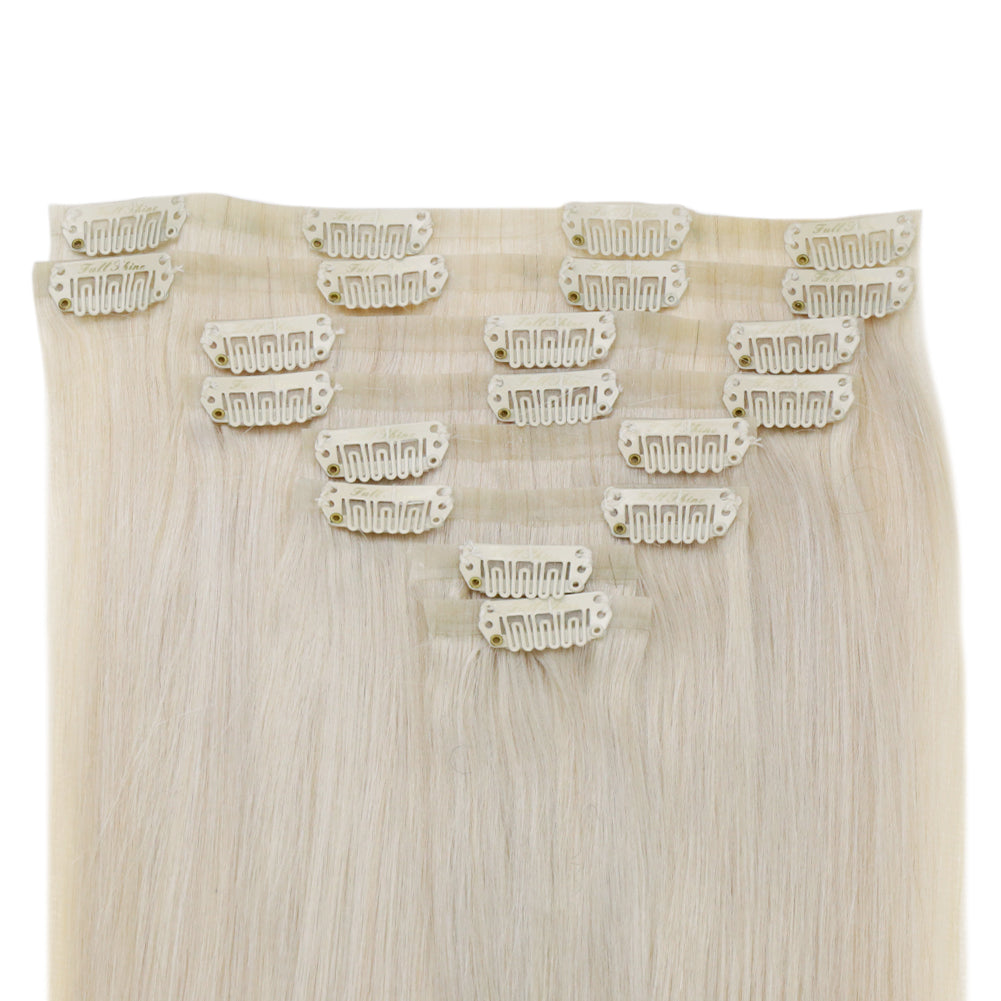 seamless extensions clip in human hair