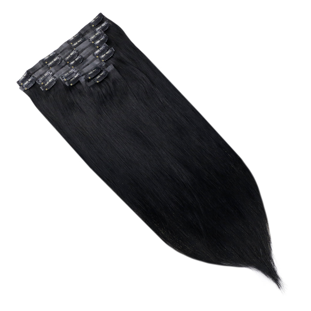 remy human hair extensions clip in