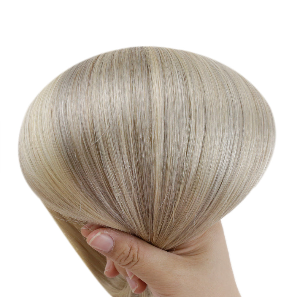 seamless remy human hair extensions clip in