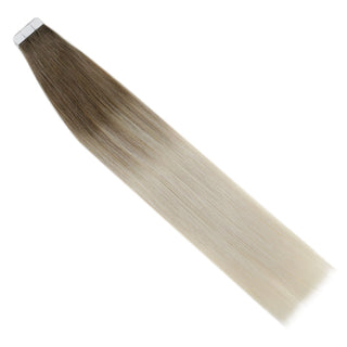 tape in blonde human hair extensions