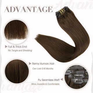 clip in coloured hair streaks