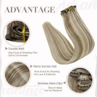 virgin clip in hair extensions