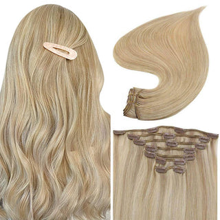 real hair clip ins