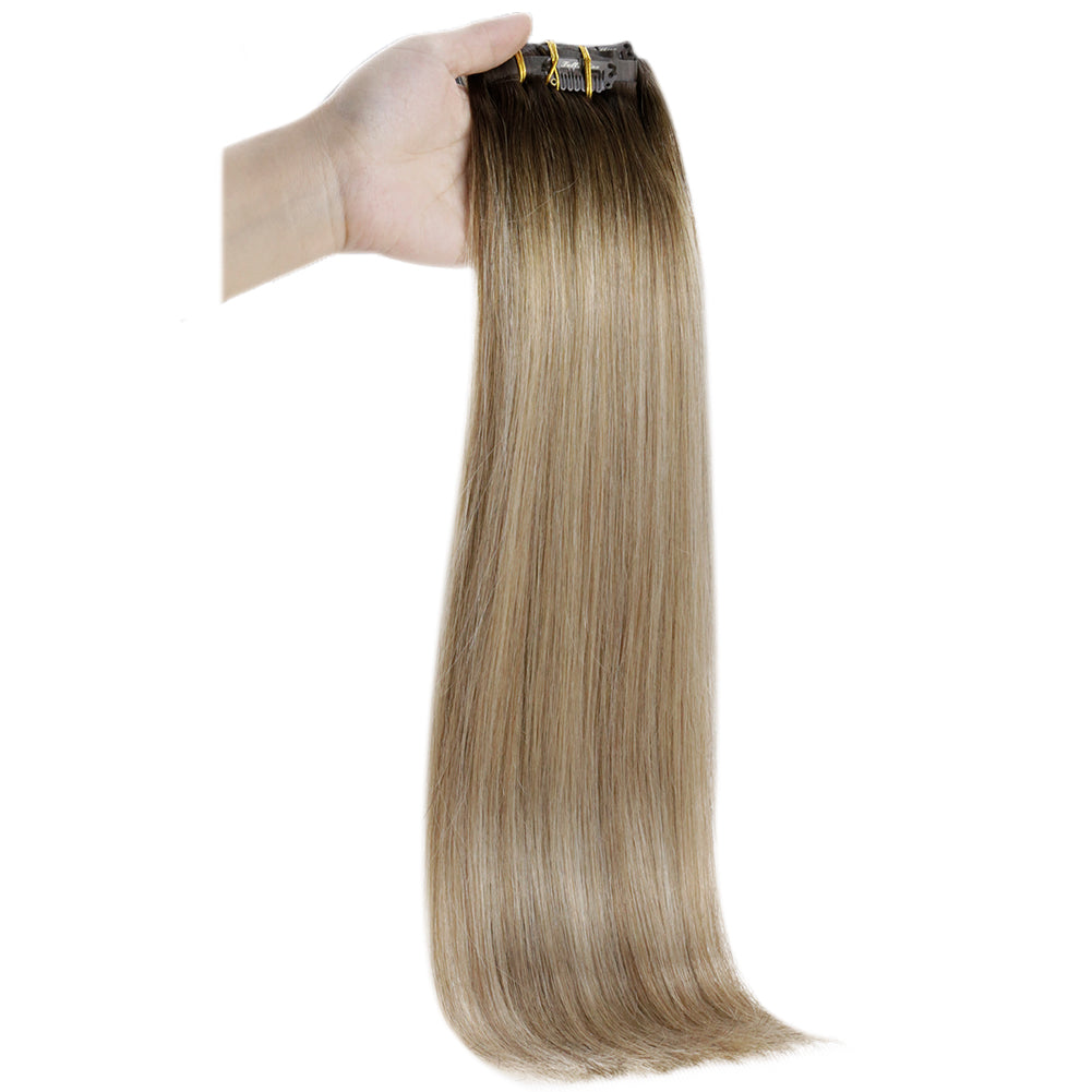 seamless hair extensions clip in