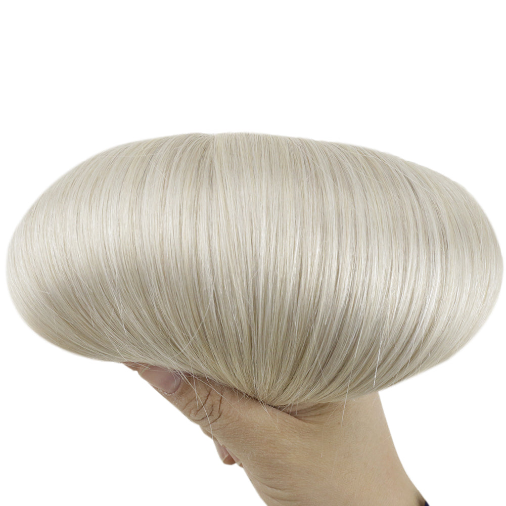 human hair clip in hair