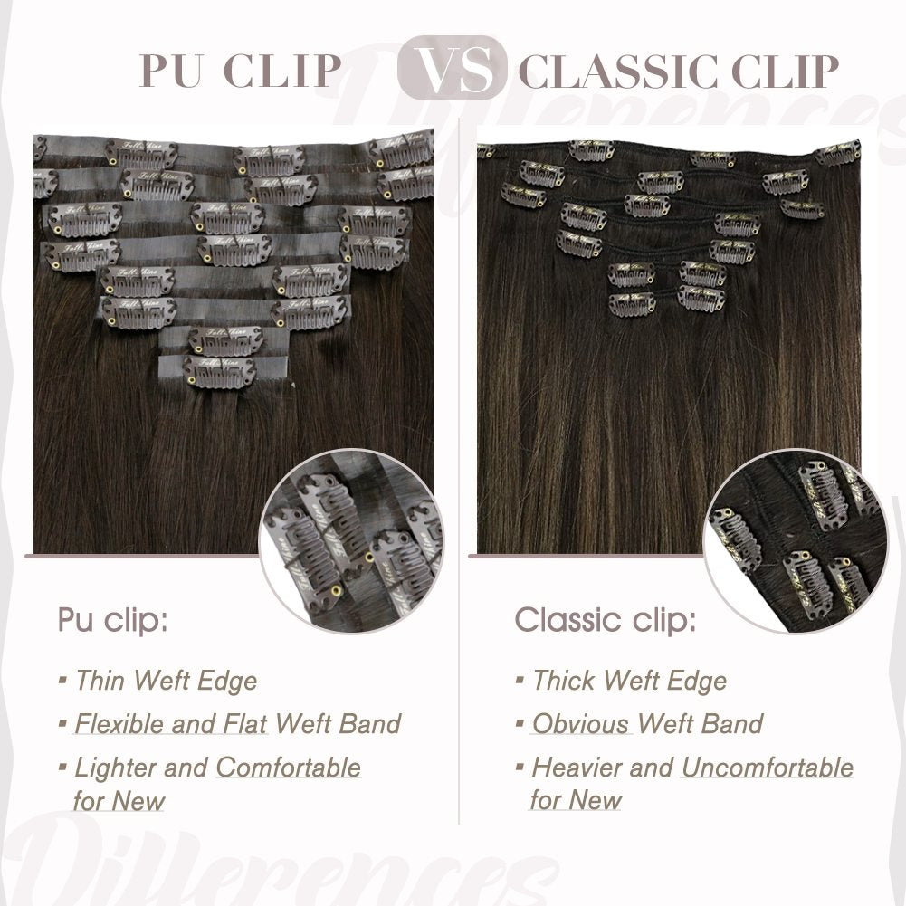 light brown clip hair extensions