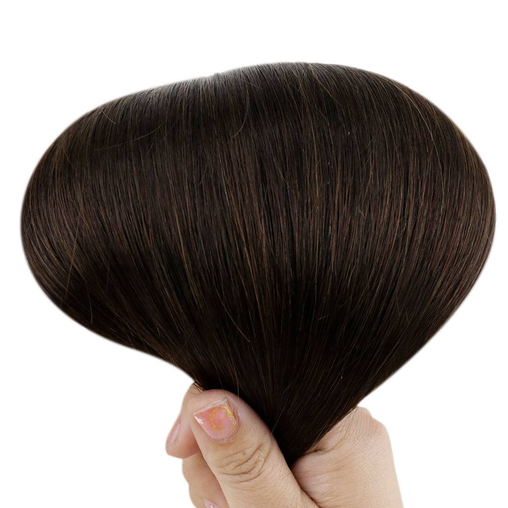 remy human hair extensions clip in