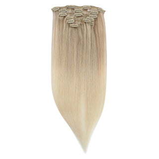 balayage human hair extensions clip in