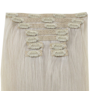 blonde clip in hair extensions
