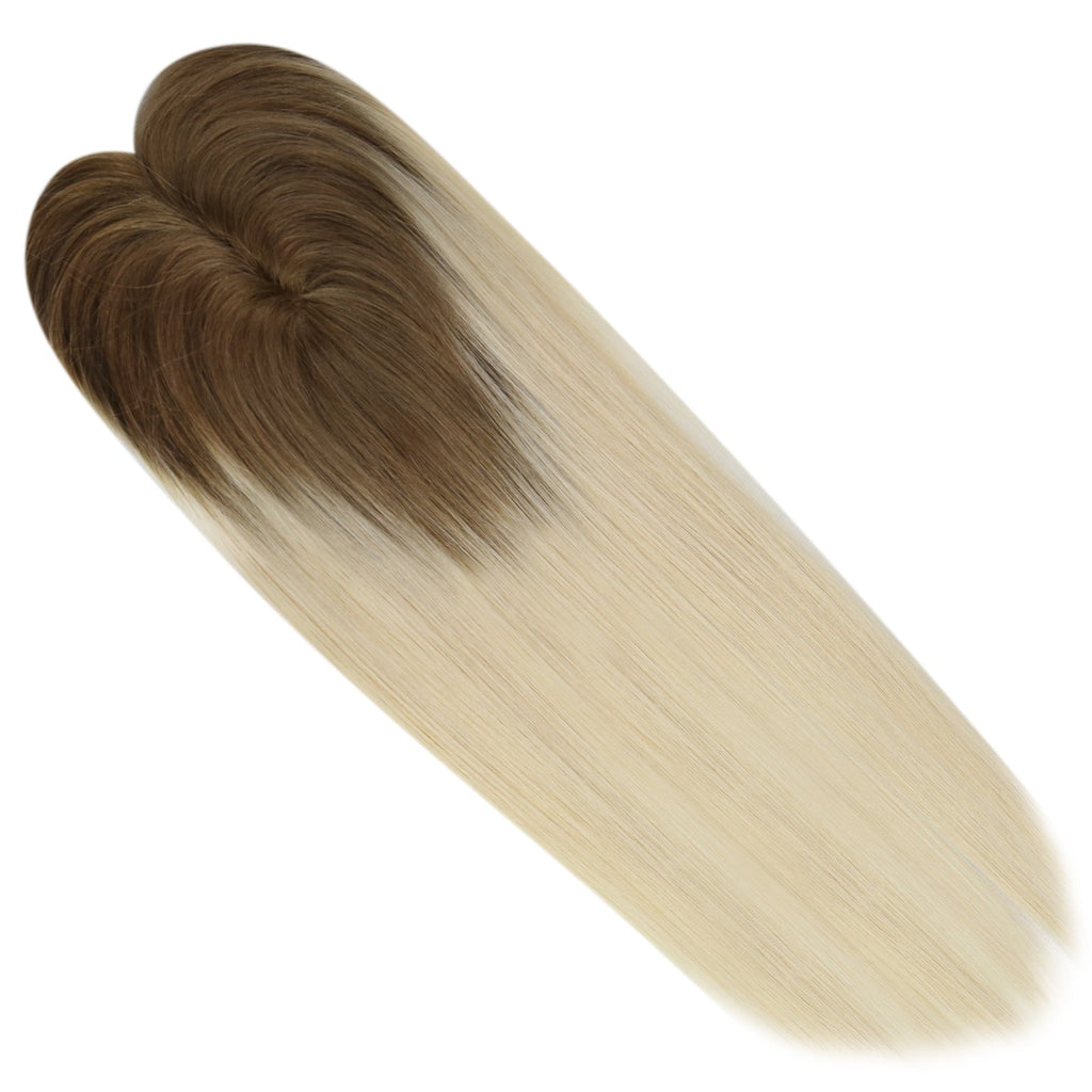 Full Shine Lace Wig Toppers 3*5 Inch Lace Base Hairpiece For Women #10/613