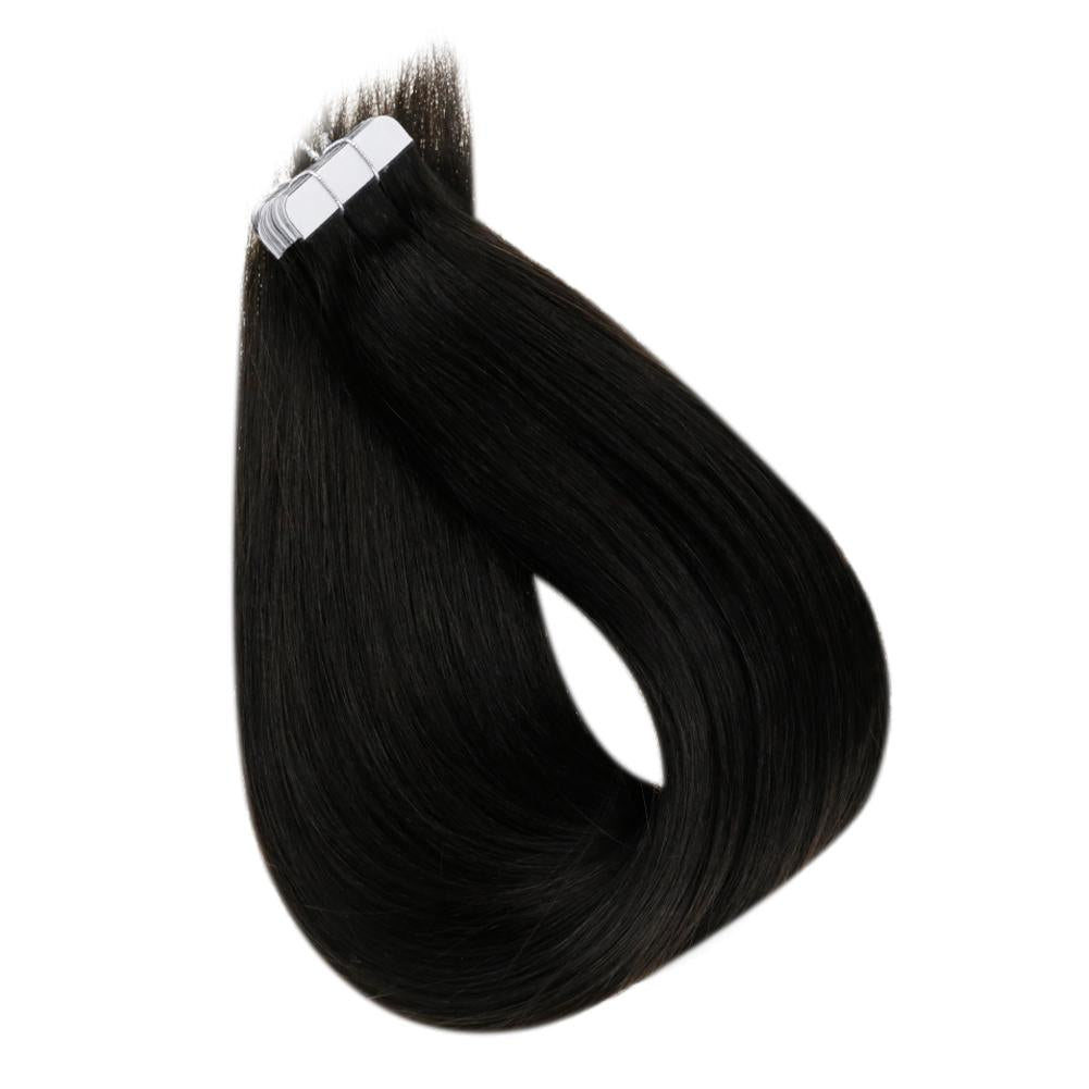 tape in straight human hair extensions