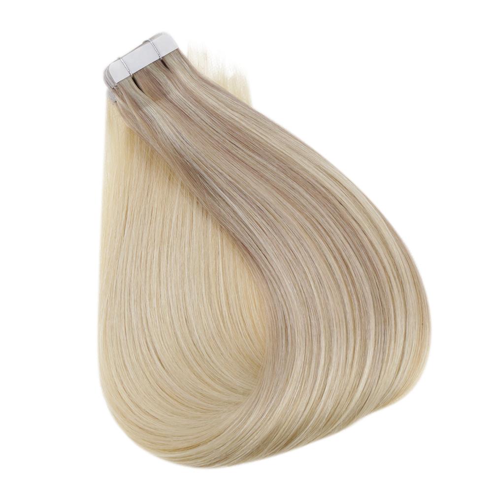 tape in hair extensions blonde