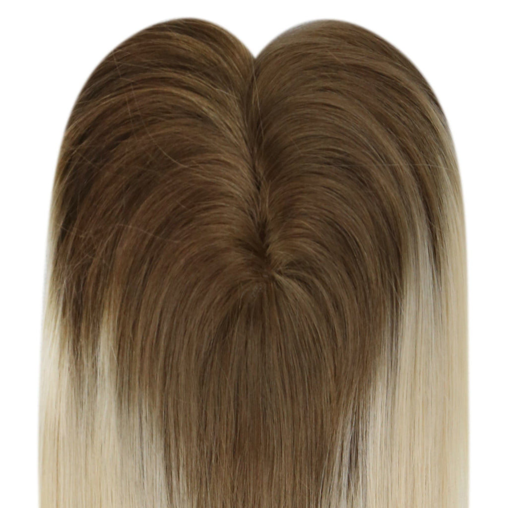 Full Shine Lace Wig Toppers 3*5 Inch Lace Base Hairpiece For Women #10/613