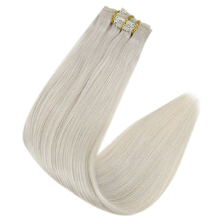 seamless human hair extensions clip in