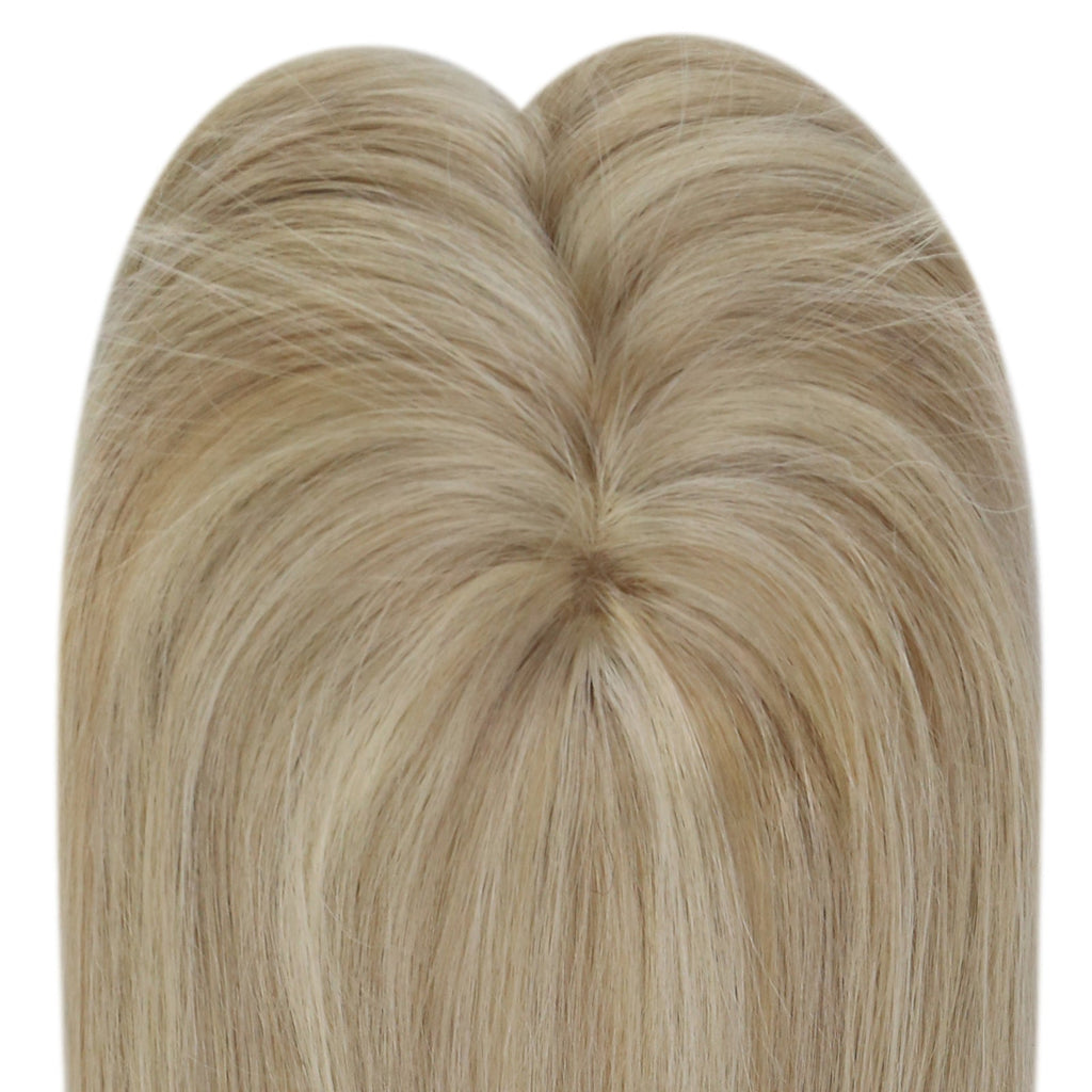 Full Shine Lace Wig Toppers 3*5 Inch Lace Base Hairpiece For Women #18P613