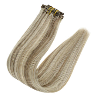 remy human hair clip in extensions