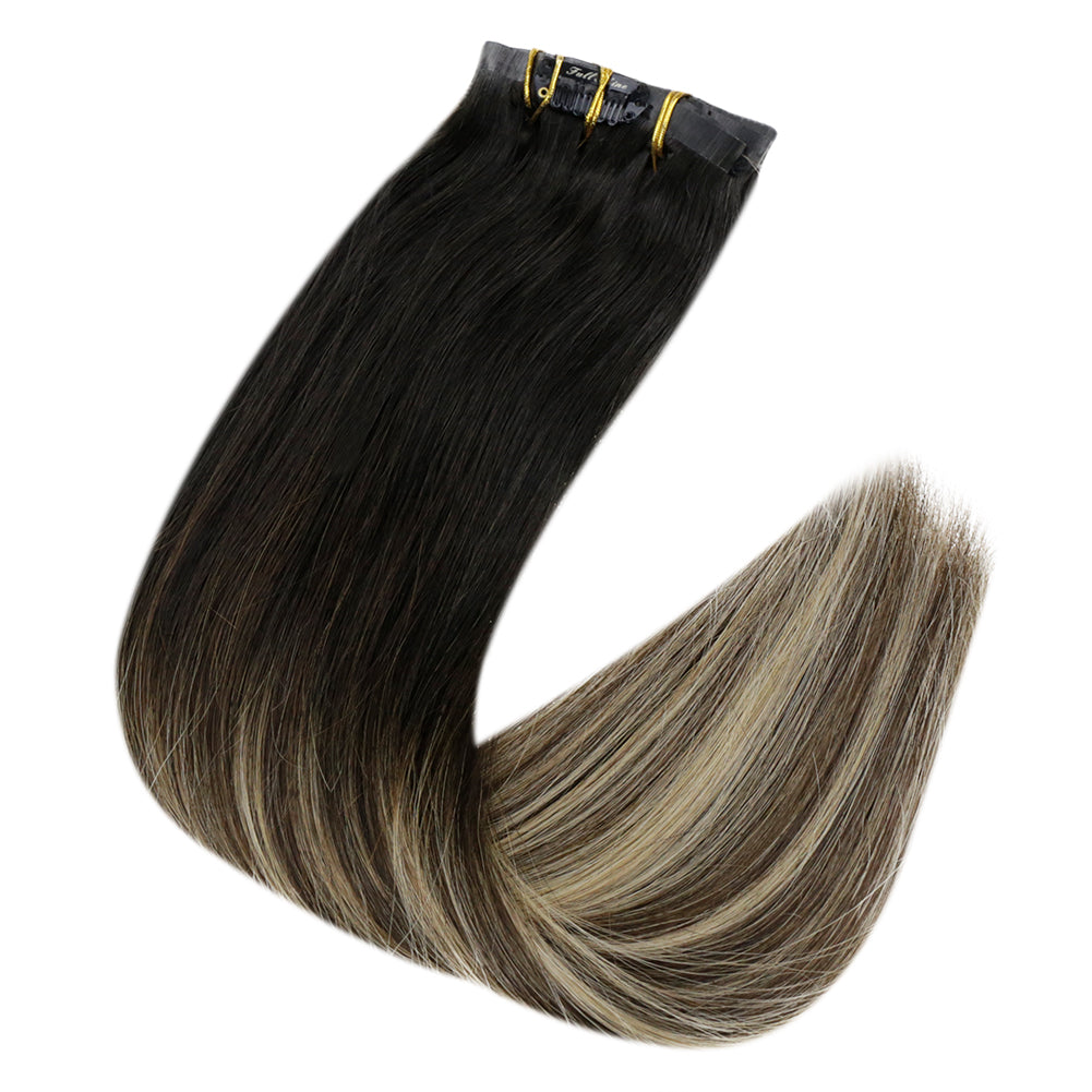 remy hair clip ins