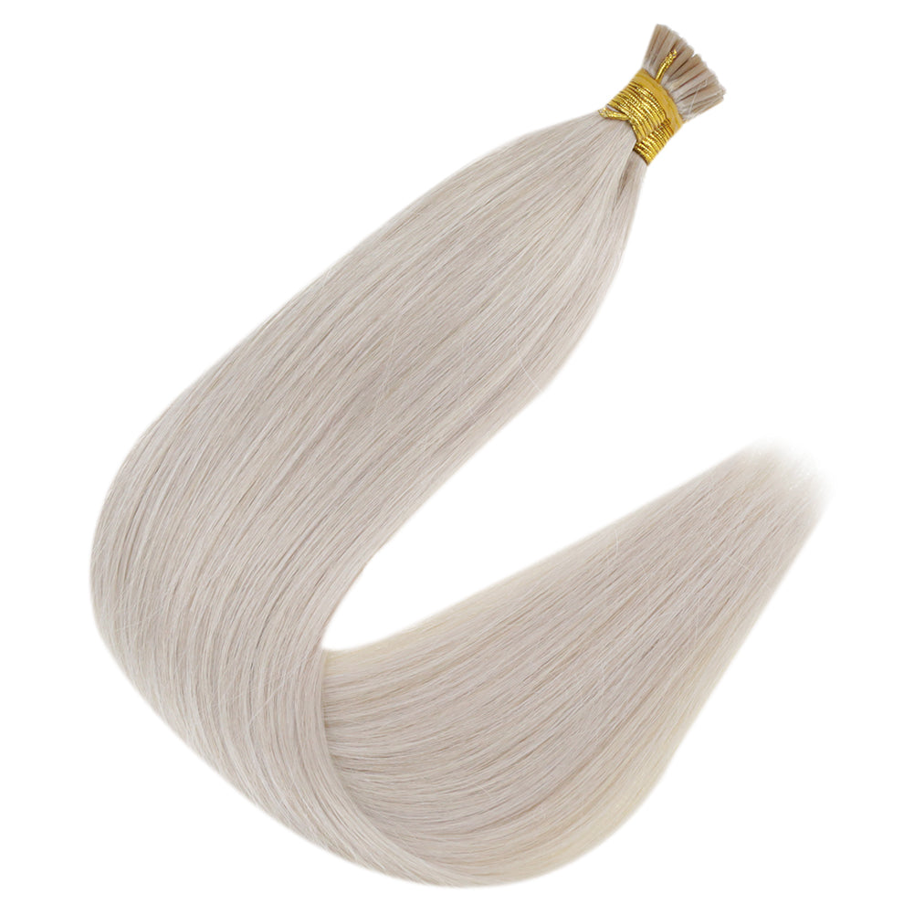 fusion i tip hair extensions human hair blonde